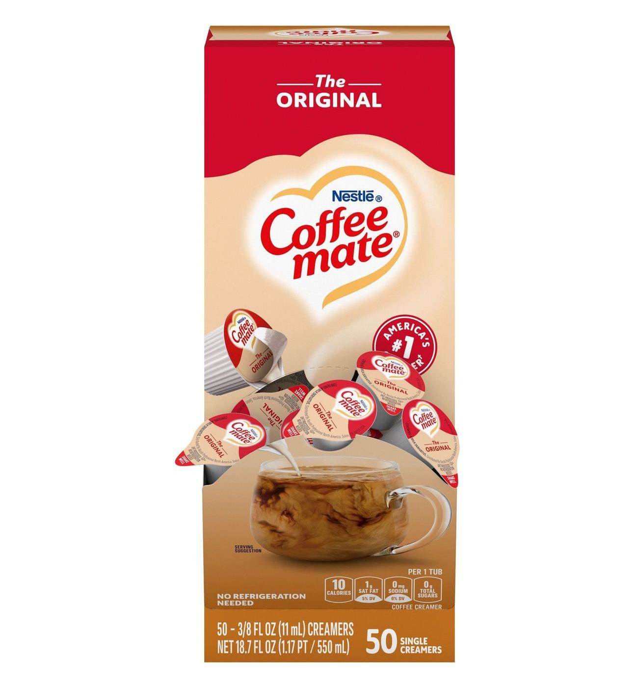 Nestle Coffee Mate Liquid Coffee Creamer Singles - Original; image 1 of 5