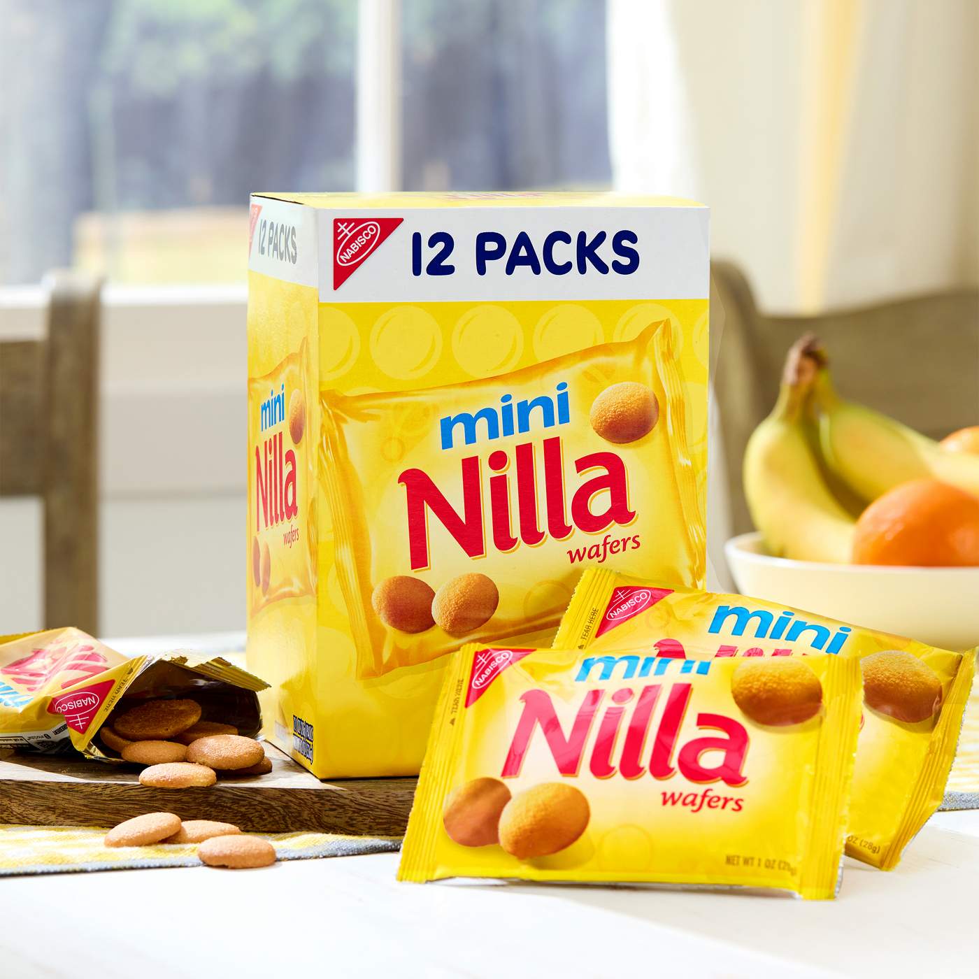 Nilla Wafer Mini Cookies Vanilla Wafers Snack Packs; image 6 of 10