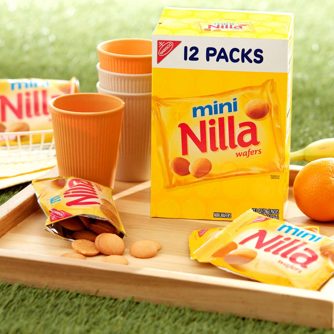 Nilla Wafer Mini Cookies Vanilla Wafers Snack Packs; image 8 of 10