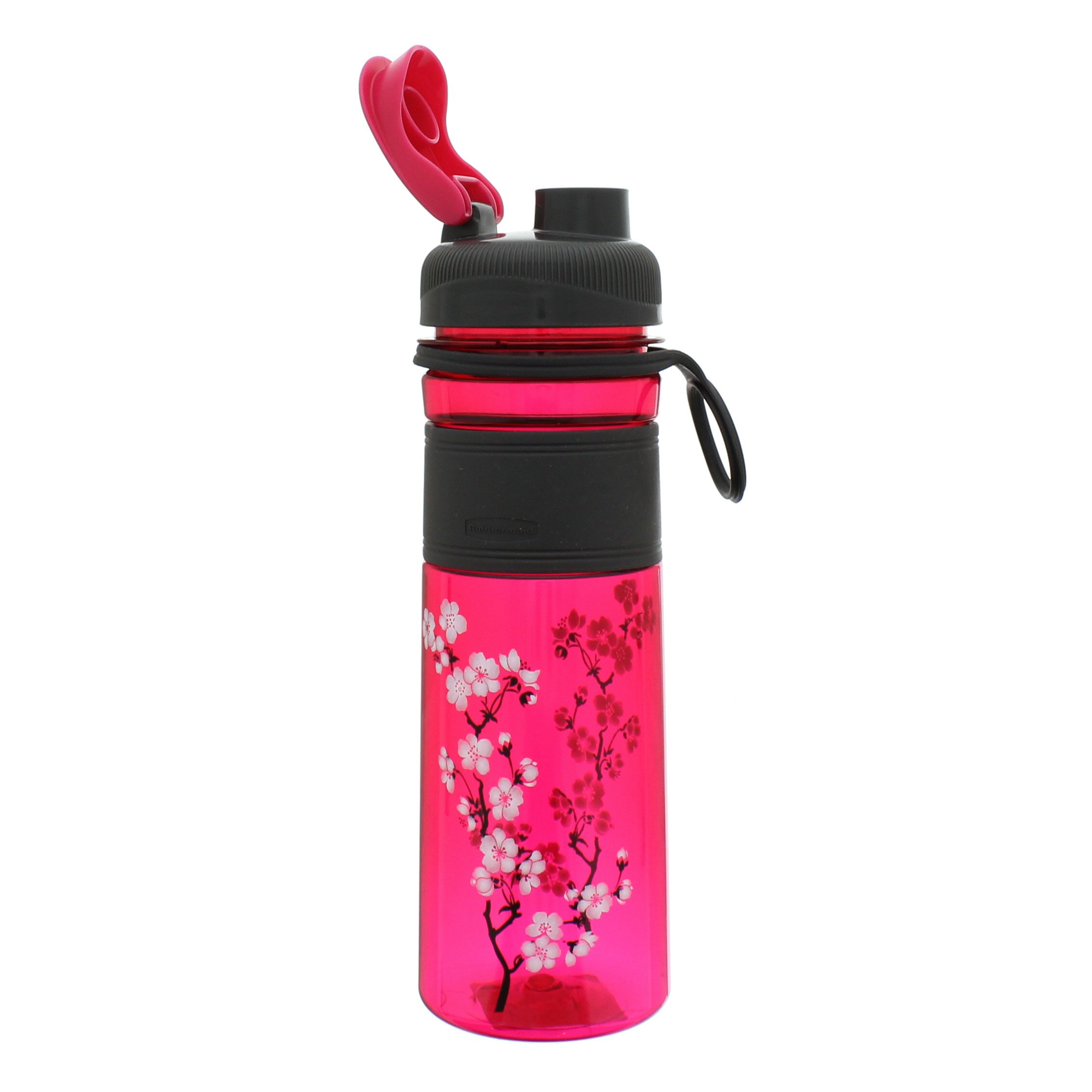 Rubbermaid Screen Print Cherry Blossoms Wild Cherry 20 Ounce Chug Bottle,  Colors May Vary (Pack of