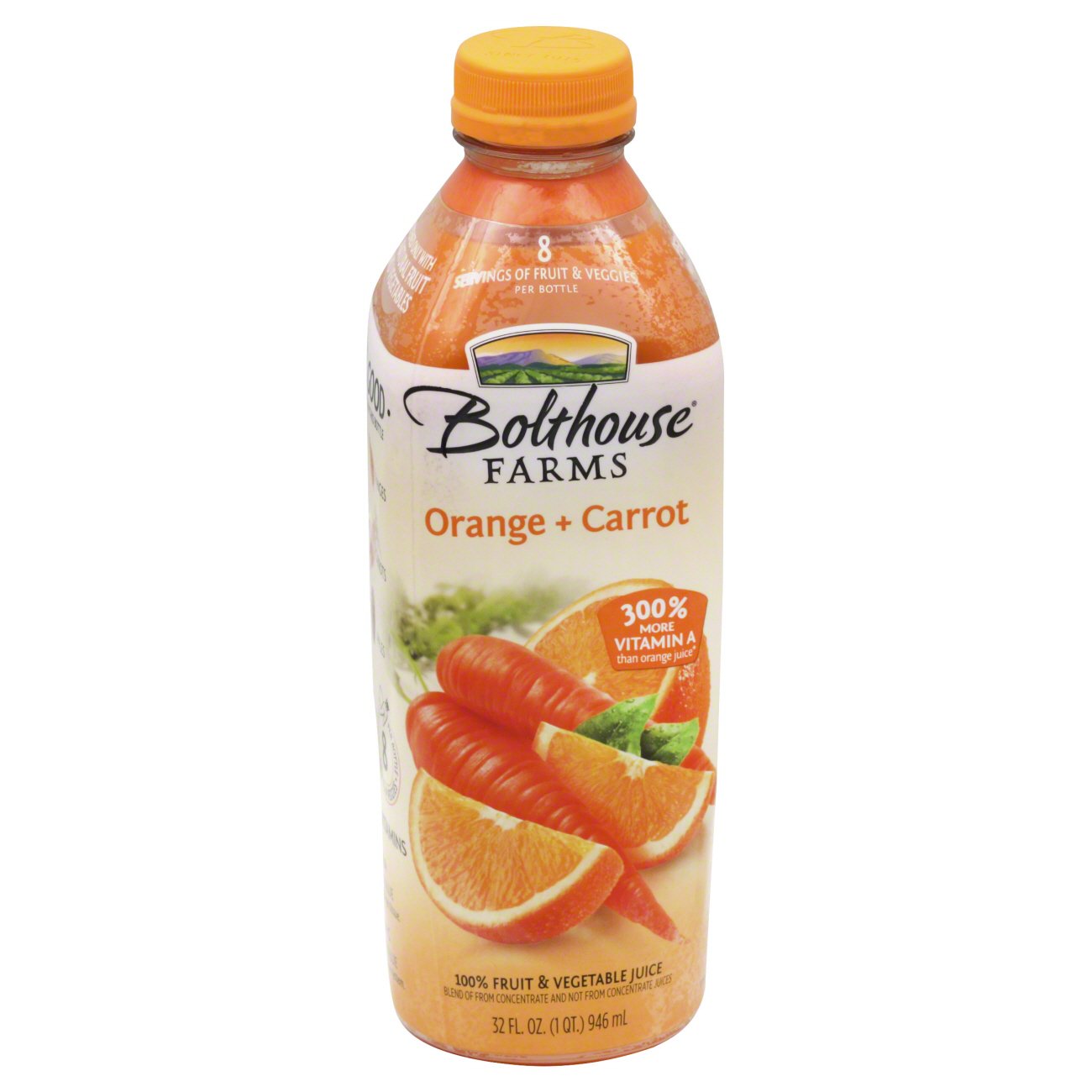 Bolthouse Farms Orange + Carrot 100% Fruit And Vegetable Juice - Shop ...