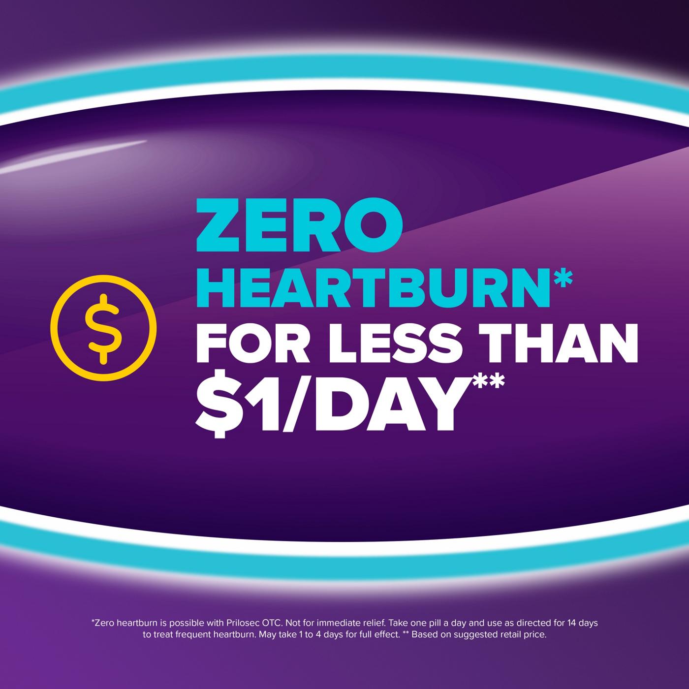 Prilosec OTC Omeprazole Delayed Release Tablets, Acid Reducer for Frequent Heartburn, Wildberry Flavor; image 7 of 10