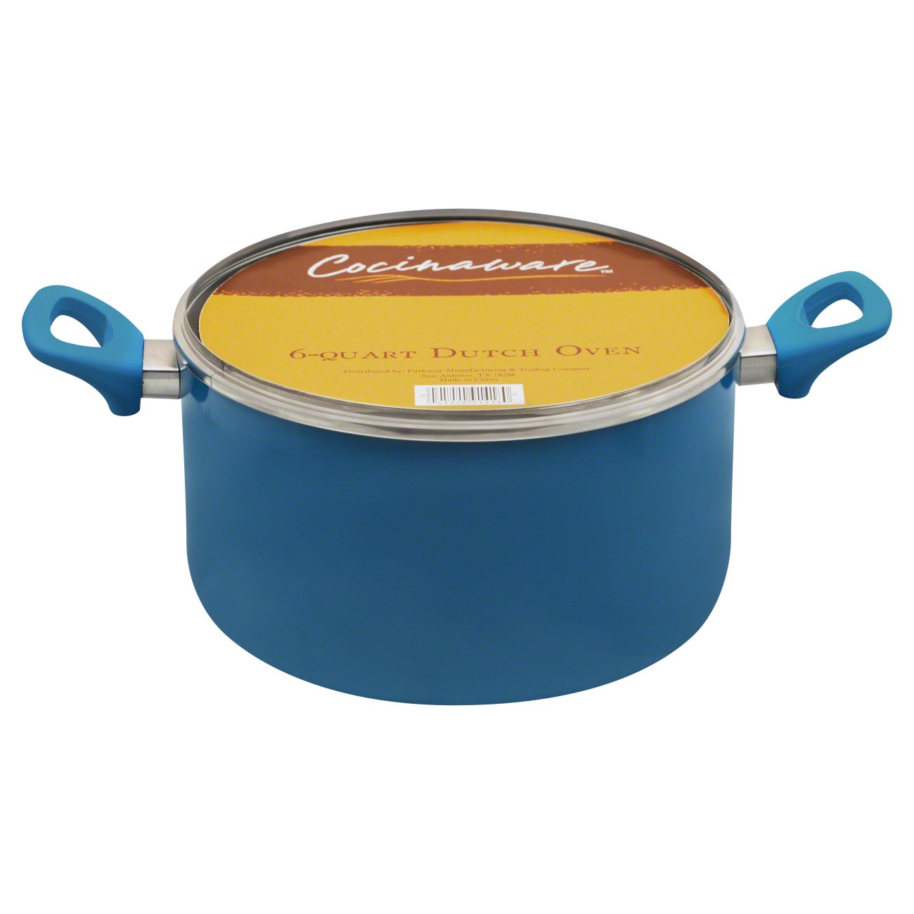 Cocinaware Cobalt Blue Enamel Cast Iron Dutch Oven - Shop Dutch Ovens at  H-E-B