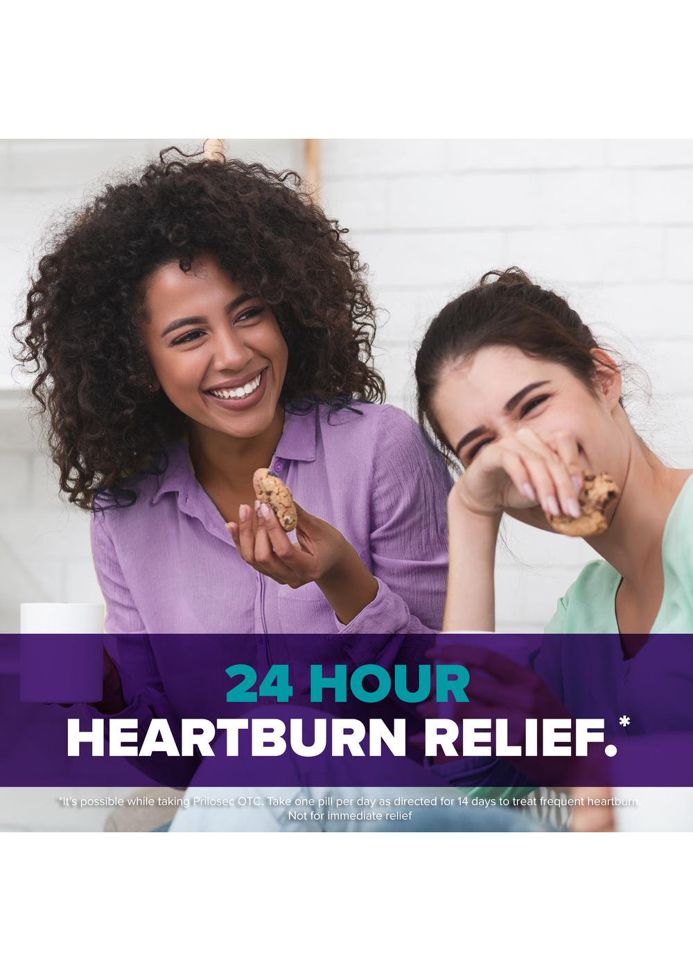 Prilosec OTC Omeprazole Delayed Release Tablets, Acid Reducer for Frequent Heartburn, Wildberry Flavor; image 16 of 18