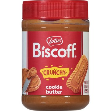 Lotus Biscoff Crunchy Cookie Butter, 13.4 oz