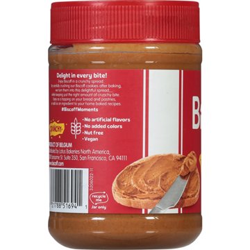 Lotus Biscoff Crunchy Cookie Butter, 13.4 oz