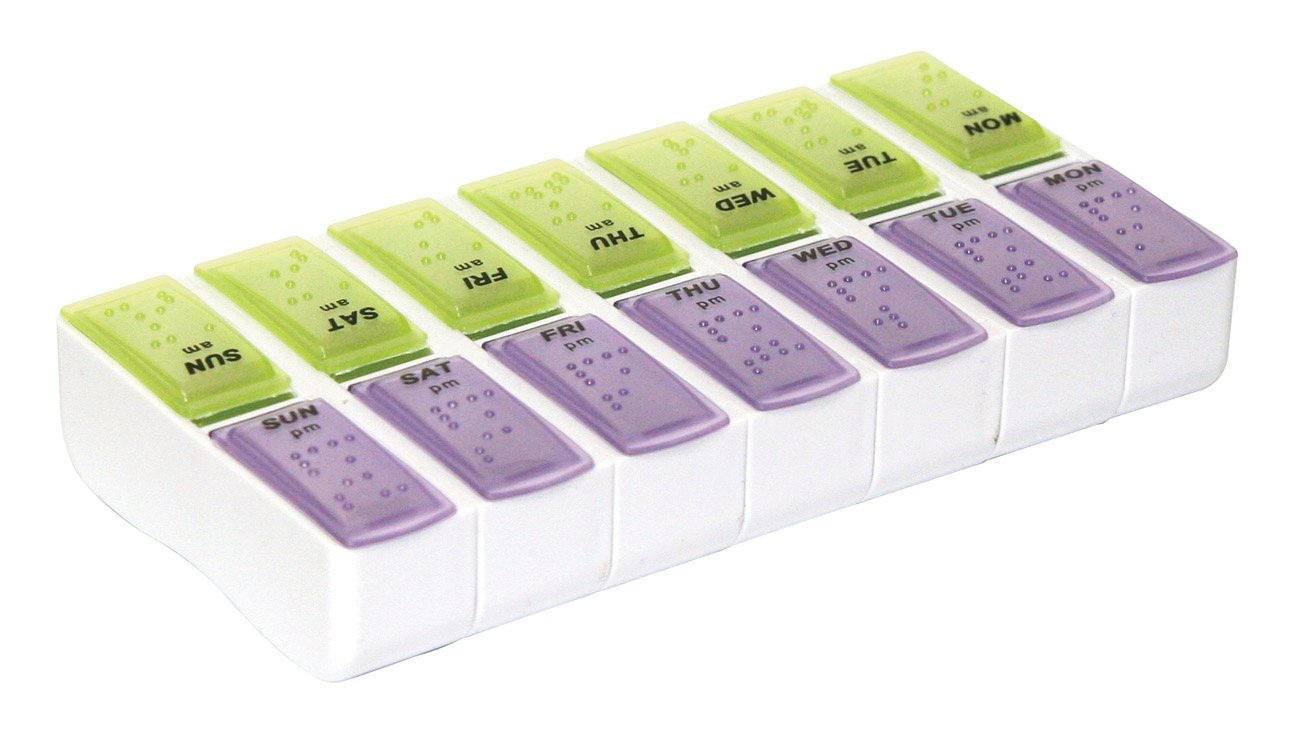 Apex Detach N' Go AM/PM Pill Organizer Shop Pill Cutters & Organizers