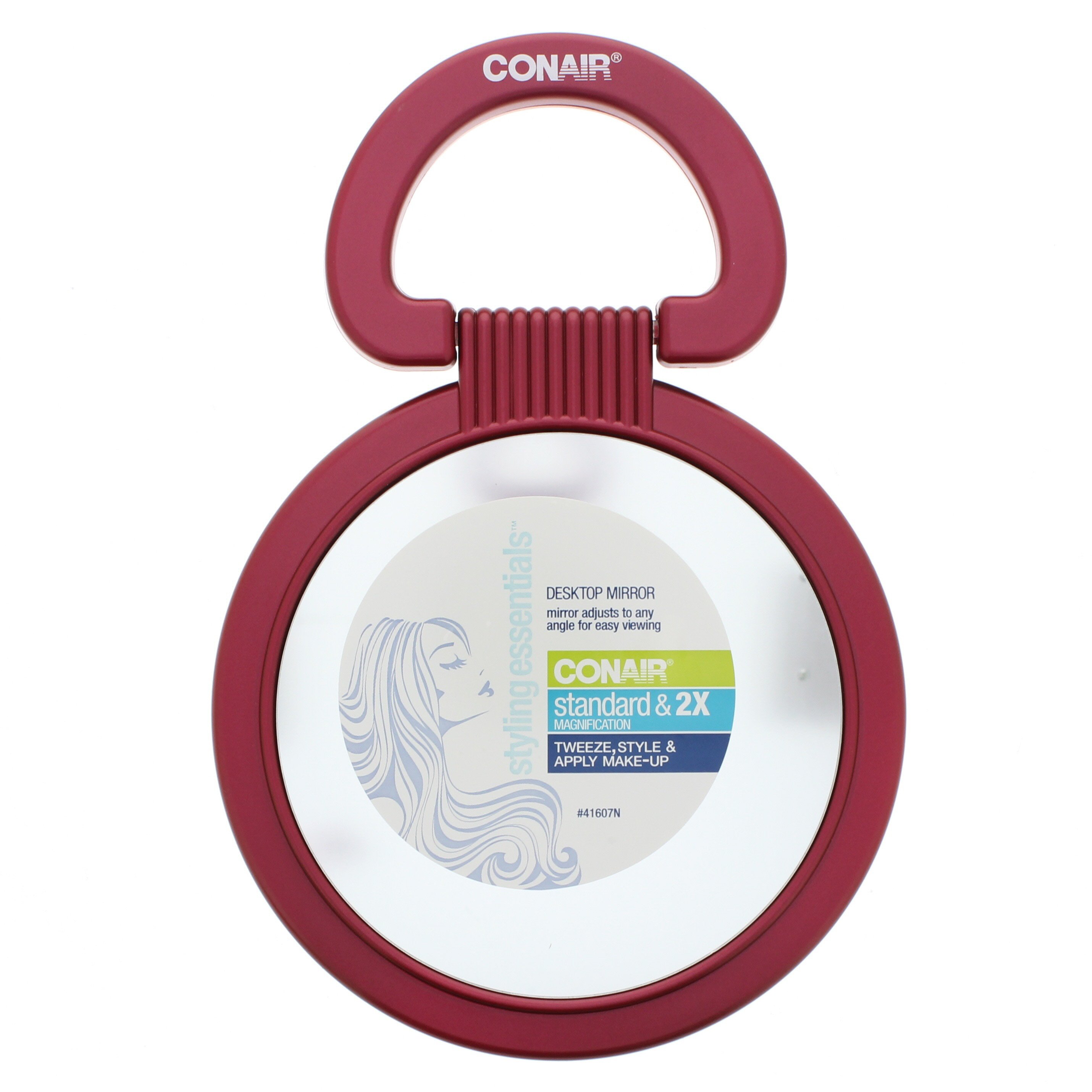 Conair Styling Essentials 3in1 Standard Mirror with 2X Magnification