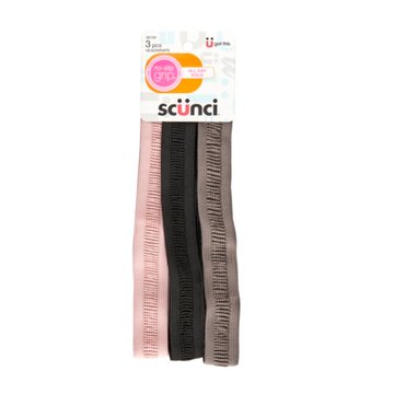 Scunci No Slip Knit Headwraps, 3 ct