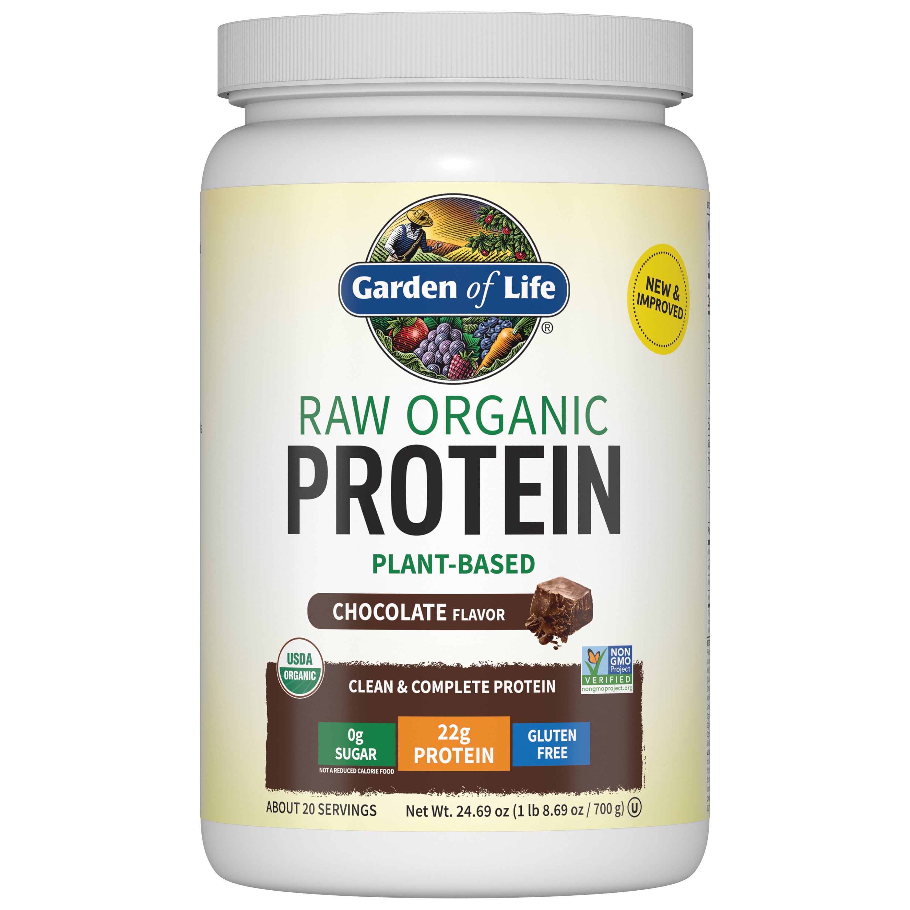 Garden of Life Raw Organic Chocolate Protein Powder - Shop Diet