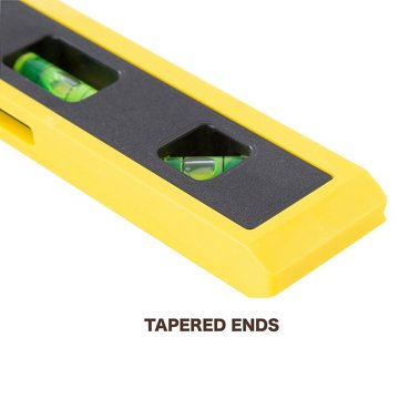 Mayes Professional Torpedo Level with Magnetic V-Groove Edge, 9"
