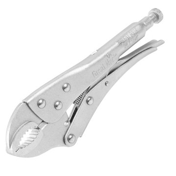 Great Neck Curved Jaw Locking Pliers, 10"