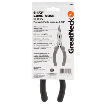 Great Neck Long Nose Pliers, 6.5"