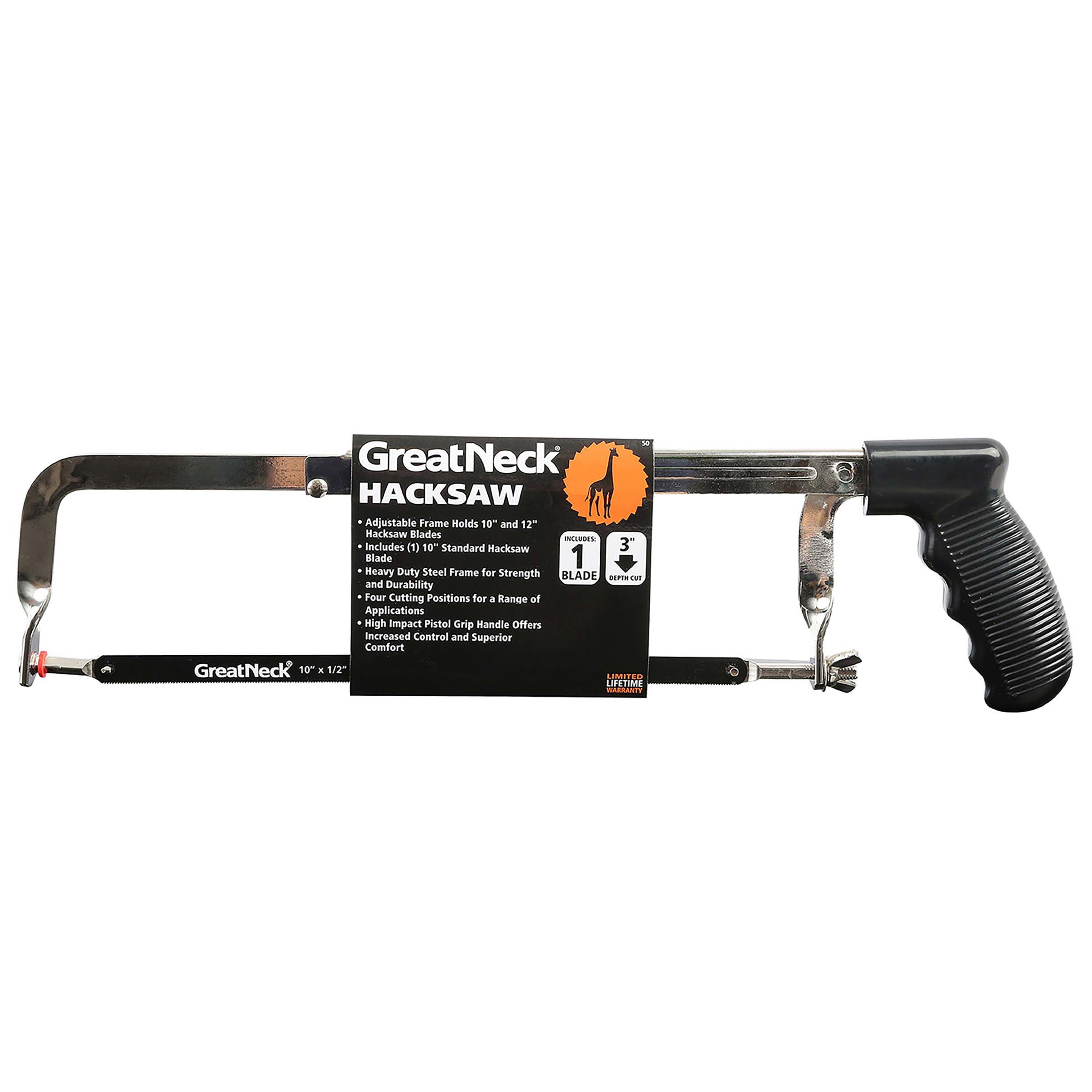 Great Neck Adjustable Pistol Grip Hacksaw Shop Home Improvement at HEB