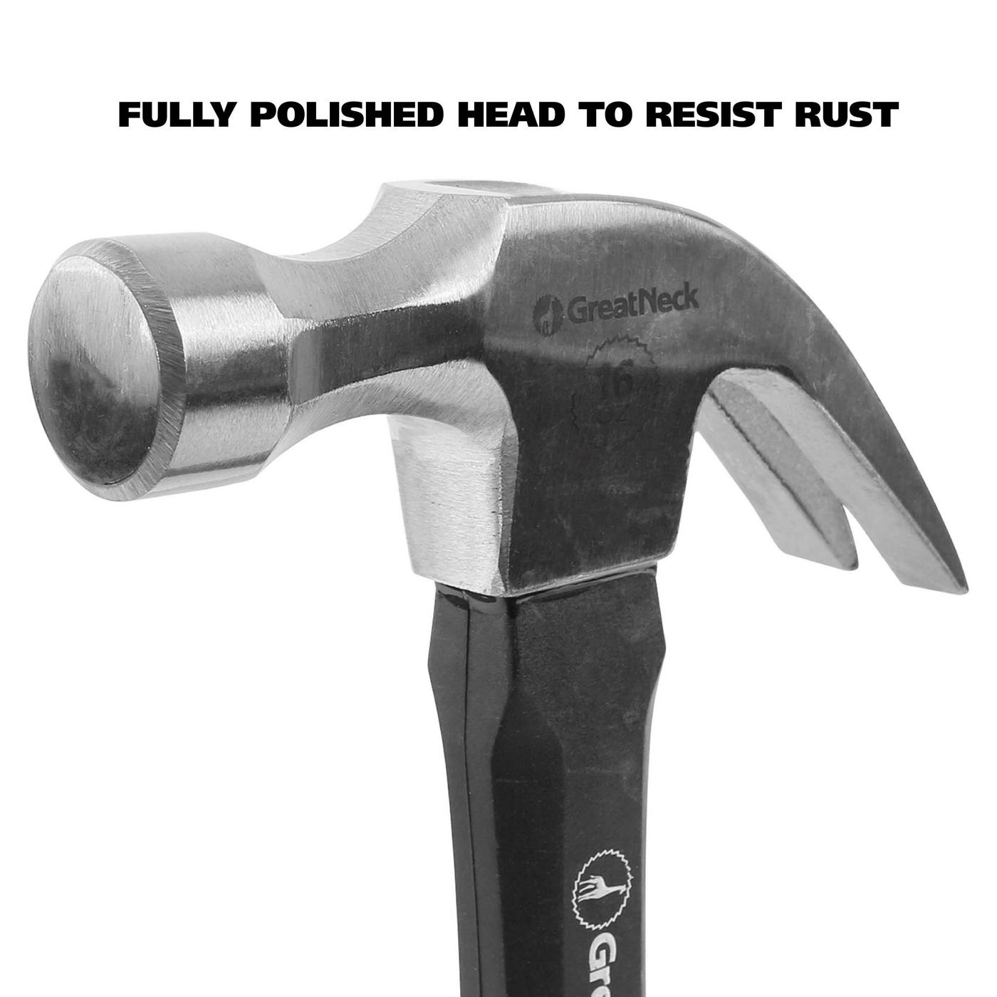 Great Neck Fiberglass Curved Claw Hammer; image 4 of 9