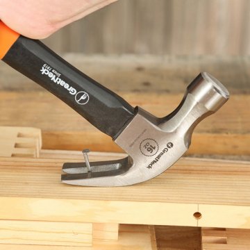 Great Neck Fiberglass Curved Claw Hammer, 16 oz