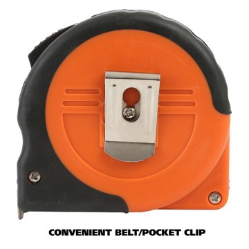 Great Neck ExtraMark™ Rubber Grip Tape Measure, 25'