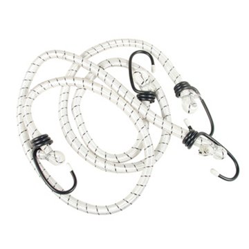 Tool Choice Stretch Cord Set with Hooks - White, 36"