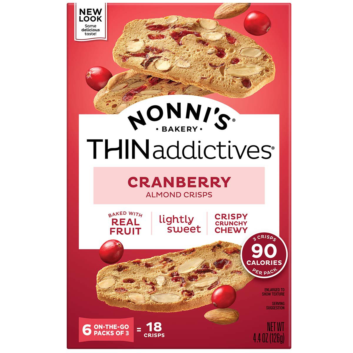 Nonni's Thin Addictives Cranberry Almond Thins Shop Cookies at HEB