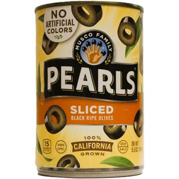 Musco Family Olive Co. Pearls Sliced California Ripe Olives, 6.5 oz