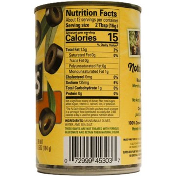 Musco Family Olive Co. Pearls Sliced California Ripe Olives, 6.5 oz