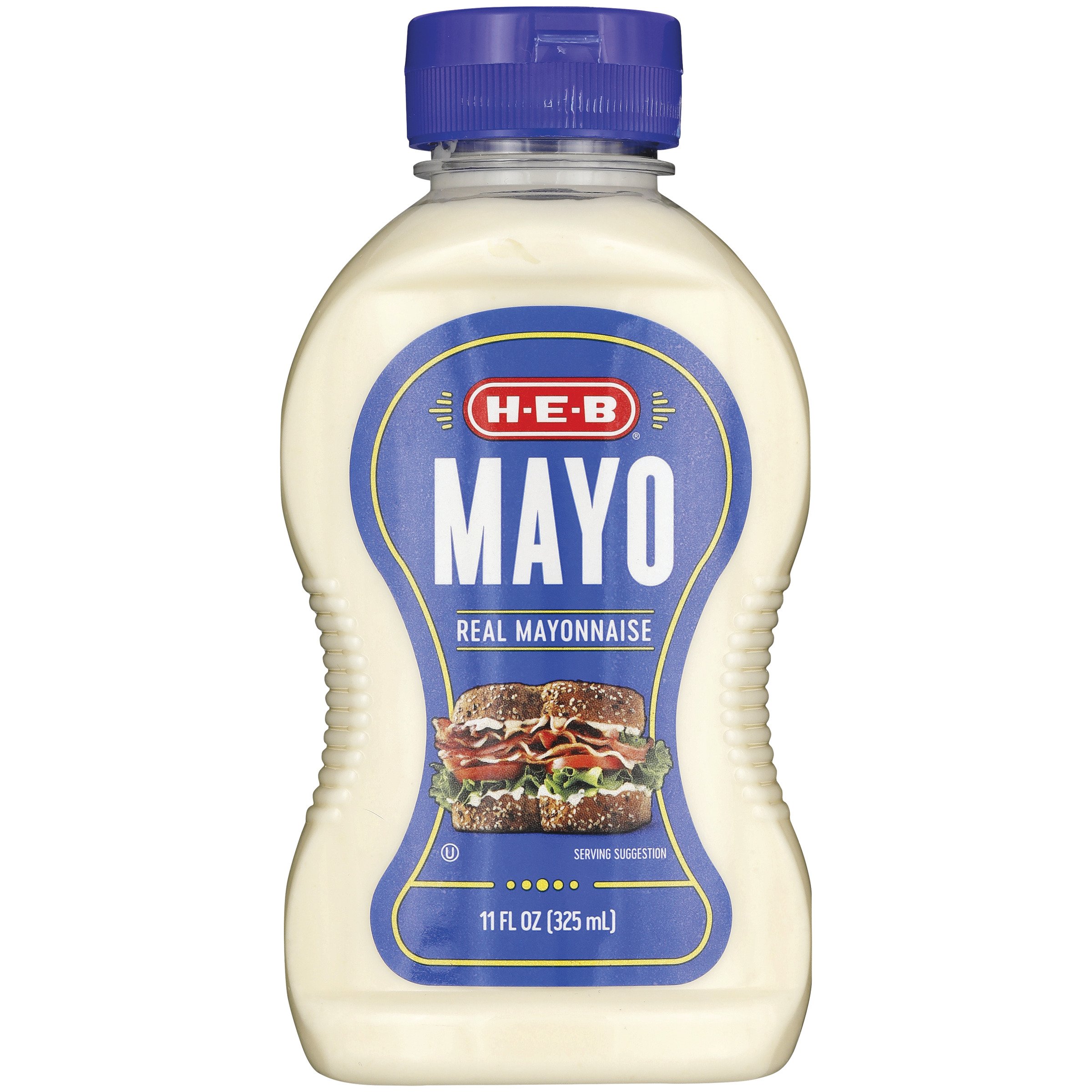 H-E-B Mayo Real Mayonnaise Squeeze Bottle - Shop Mayonnaise & Spreads ...