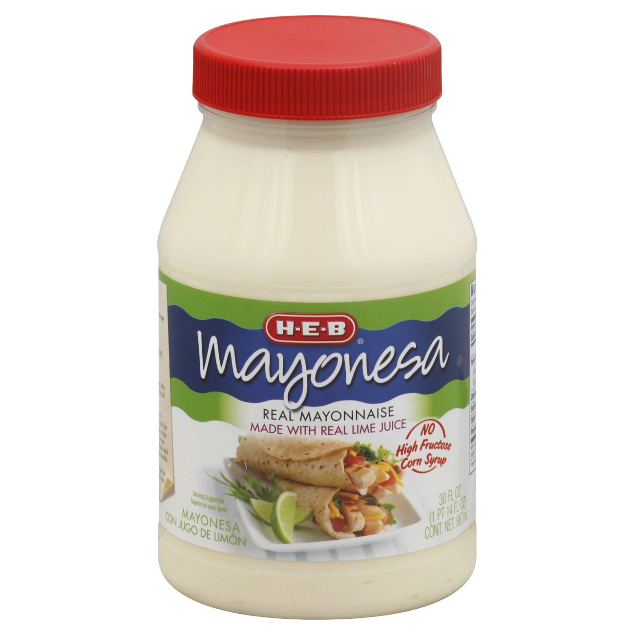 HEB Mayonesa Real Mayonnaise with Real Lime Juice Shop Mayonnaise & Spreads at HEB