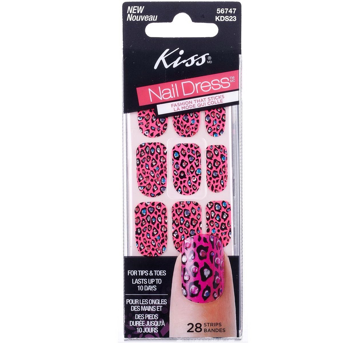 Kiss Nail Dress Boyshorts Fashion Strips Shop Nail Sets at HEB
