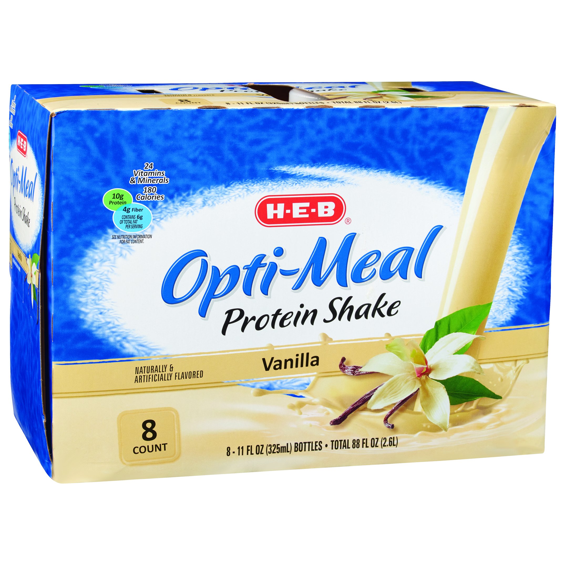 HEB OptiMeal Protein Shake Vanilla Shop Diet & fitness at HEB