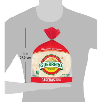 Guerrero Caseras Flour Tortillas, Fajita Size, 20 ct