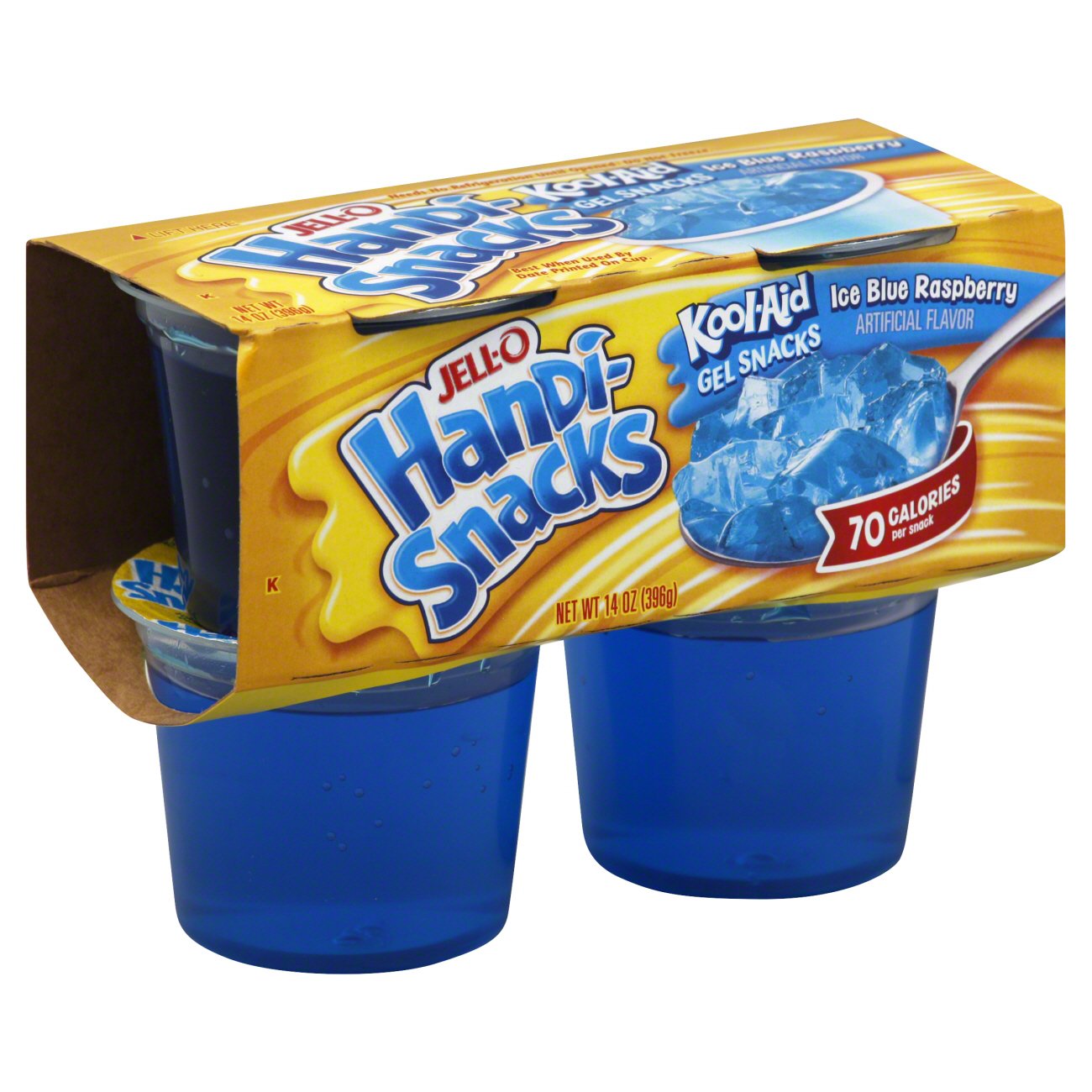 JellO HandiSnacks Koolaid Ice Blue Raspberry Gel Snacks Shop