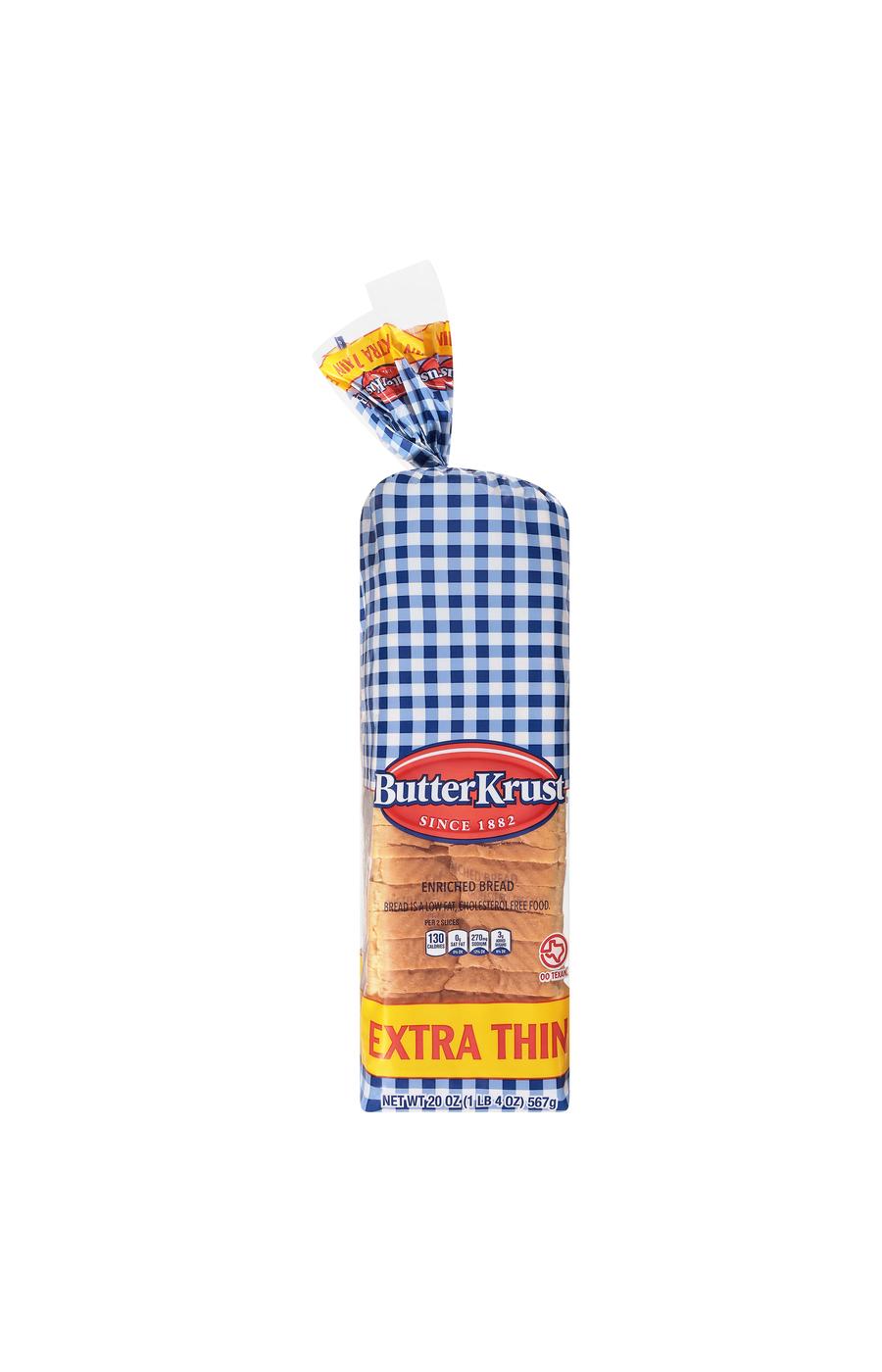 ButterKrust Extra Thin Enriched White Sliced Bread; image 1 of 4