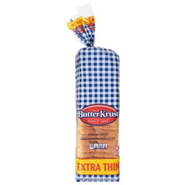 ButterKrust Extra Thin Enriched White Sliced Bread, 20 oz