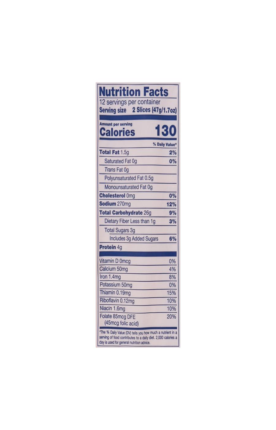 ButterKrust Extra Thin Enriched White Sliced Bread; image 3 of 4