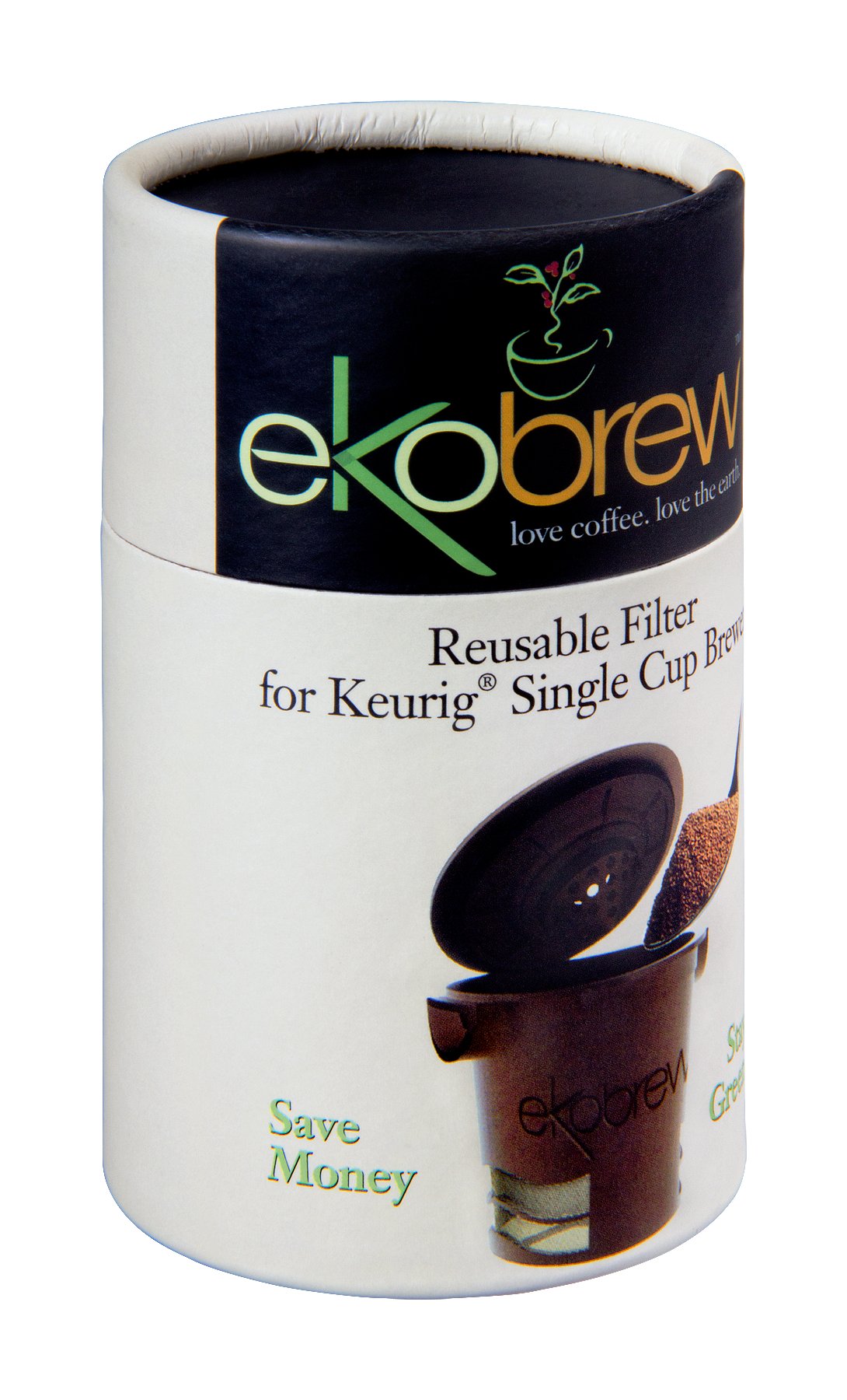Ekobrew Refillable Cup for Keurig Kcup Brewers, Brown Shop Coffee