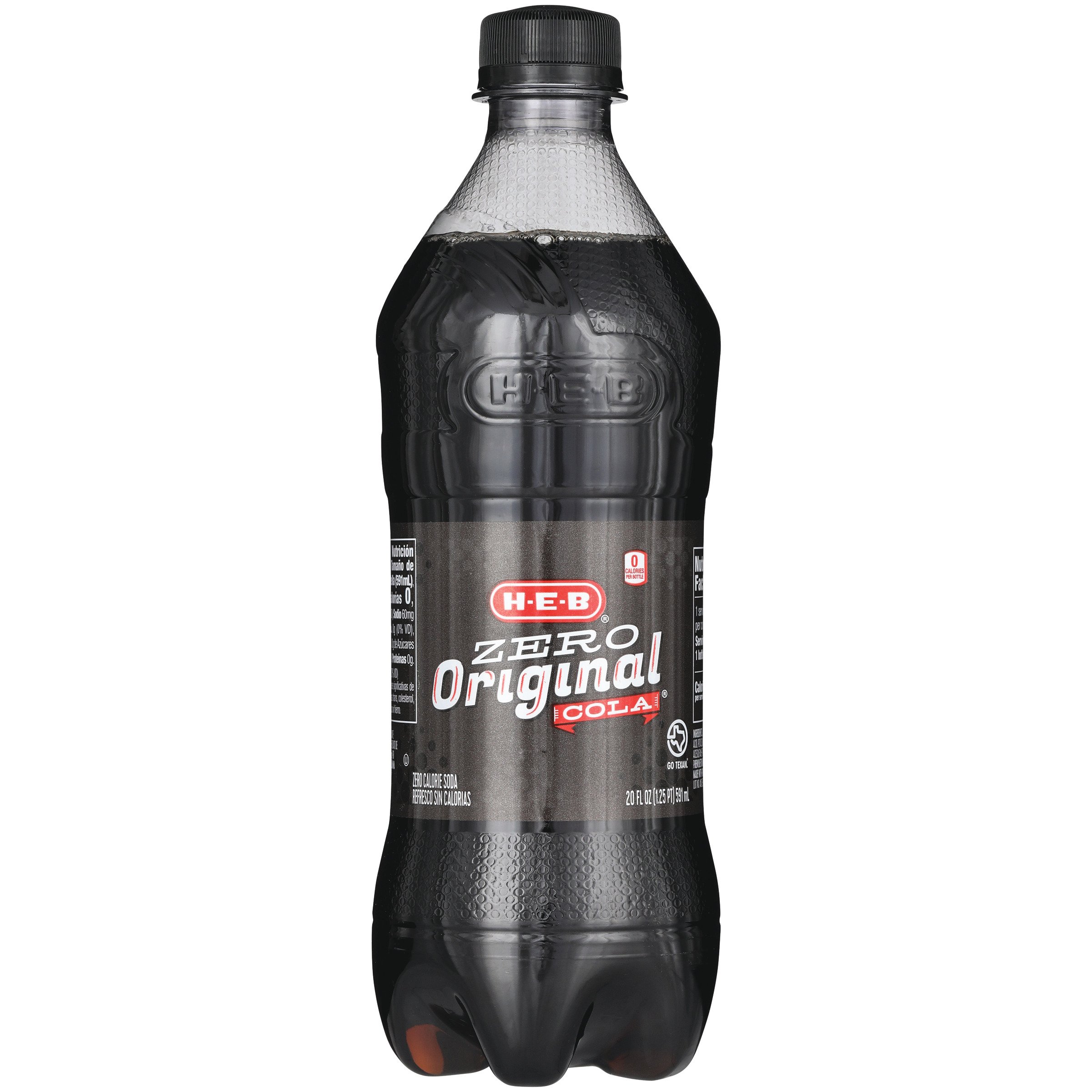 H-E-B Zero Calorie Original Cola - Shop Soda At H-E-B