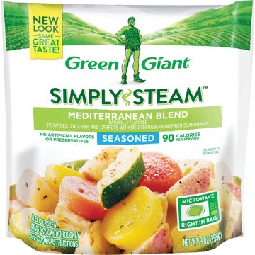 Green Giant Simply Steam Seasoned Mediterranean Blend, 9 oz