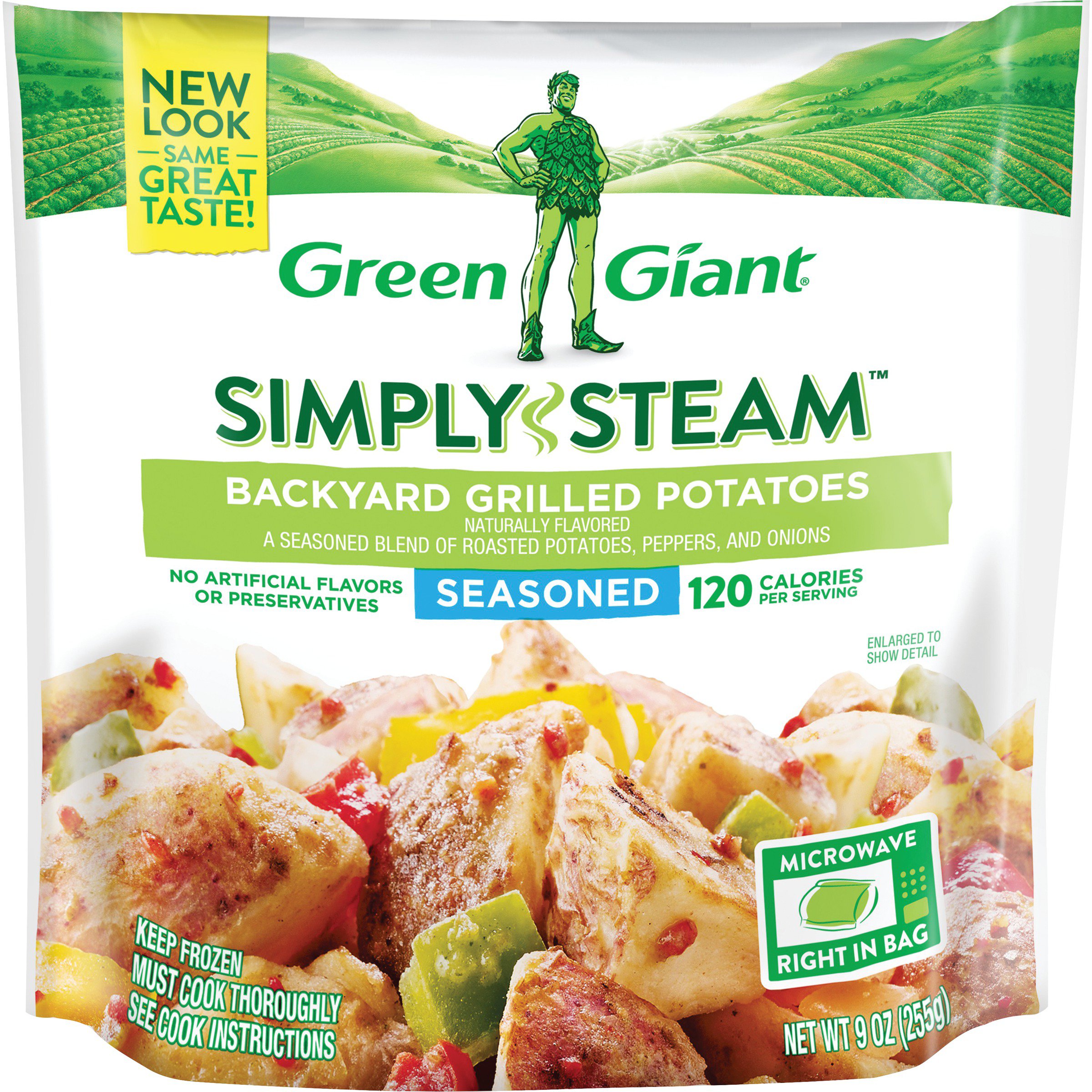 Green Giant Simply Steam Seasoned Backyard Grilled Potatoes Shop   001577905 1