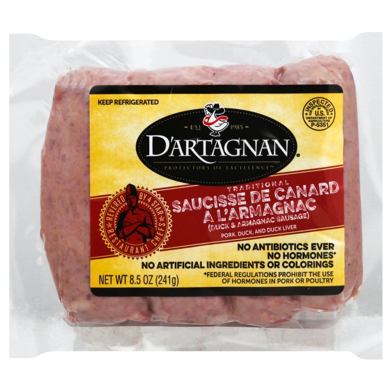 D'artagnan Duck & Armagnac Sausage Shop Sausage at HEB