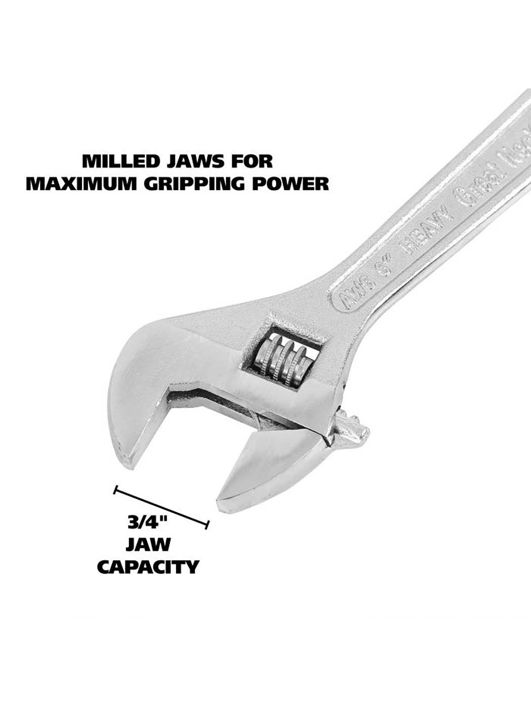 Great Neck Adjustable Wrench Shop Hand Tools at HEB