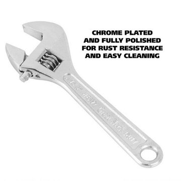 Great Neck Adjustable Wrench, 6"