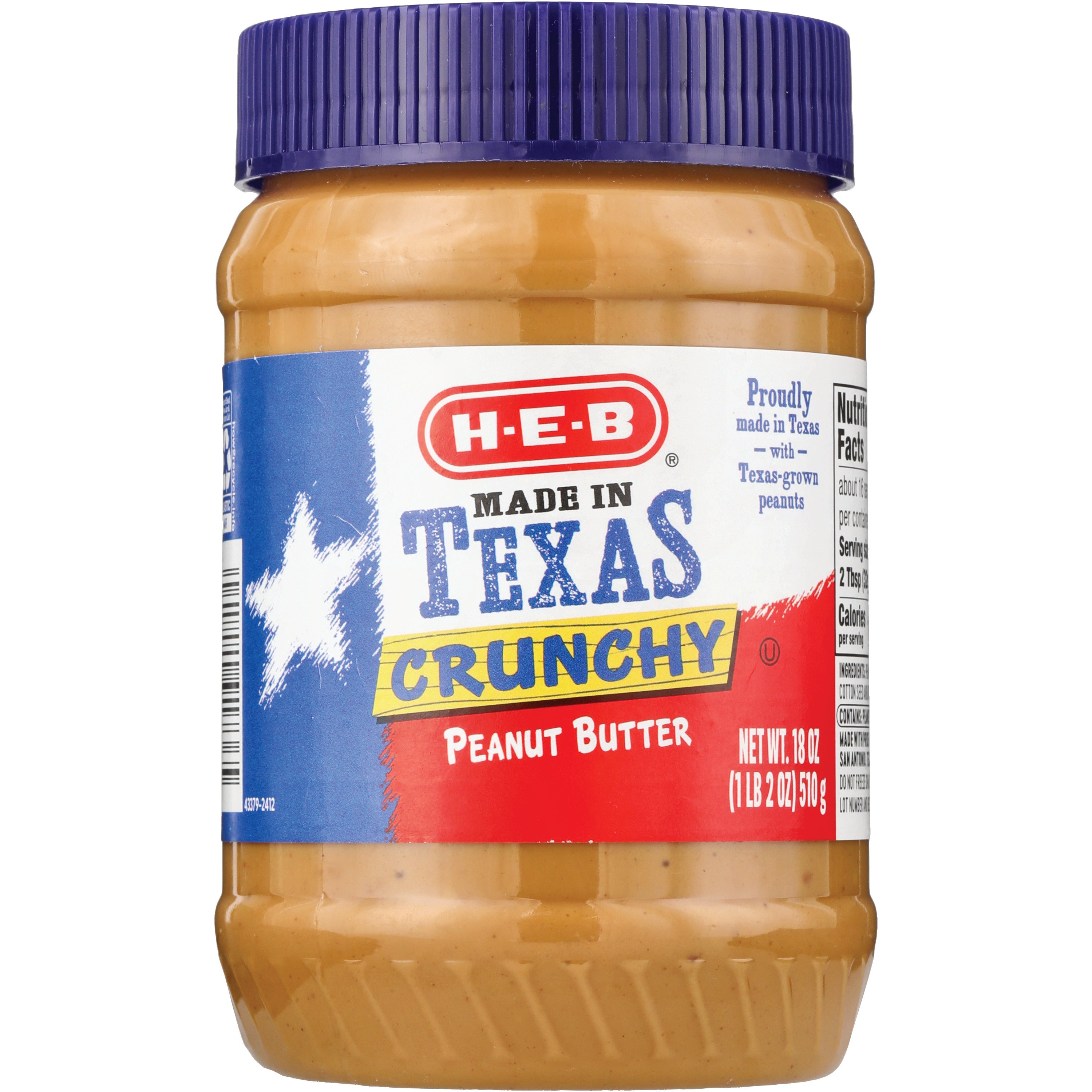 H-E-B Crunchy Peanut Butter