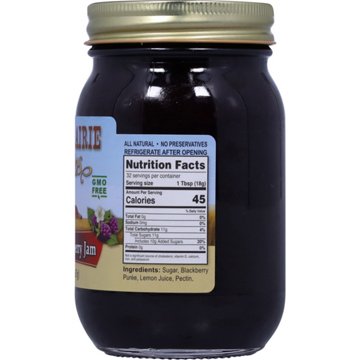 Lone Prairie Farms Seedless Blackberry Jam, 20 oz