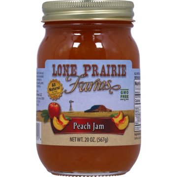 Lone Prairie Farms Peach Jam, 20 oz