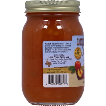 Lone Prairie Farms Peach Jam, 20 oz