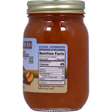 Lone Prairie Farms Peach Jam, 20 oz