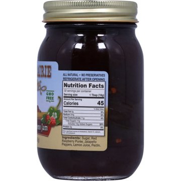 Lone Prairie Farms Raspberry Jalapeño Jam, 20 oz