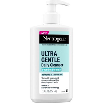 Neutrogena Fragrance Free Ultra Gentle Daily Foaming Cleanser, 12 oz