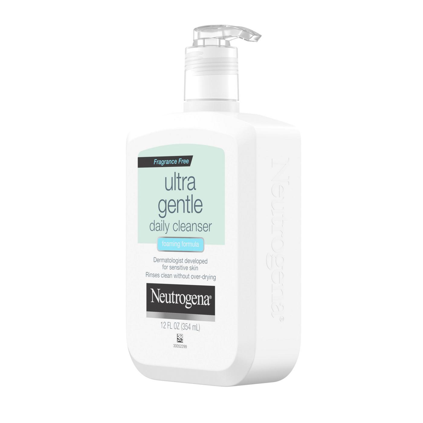Neutrogena Fragrance Free Ultra Gentle Daily Foaming Cleanser; image 5 of 8