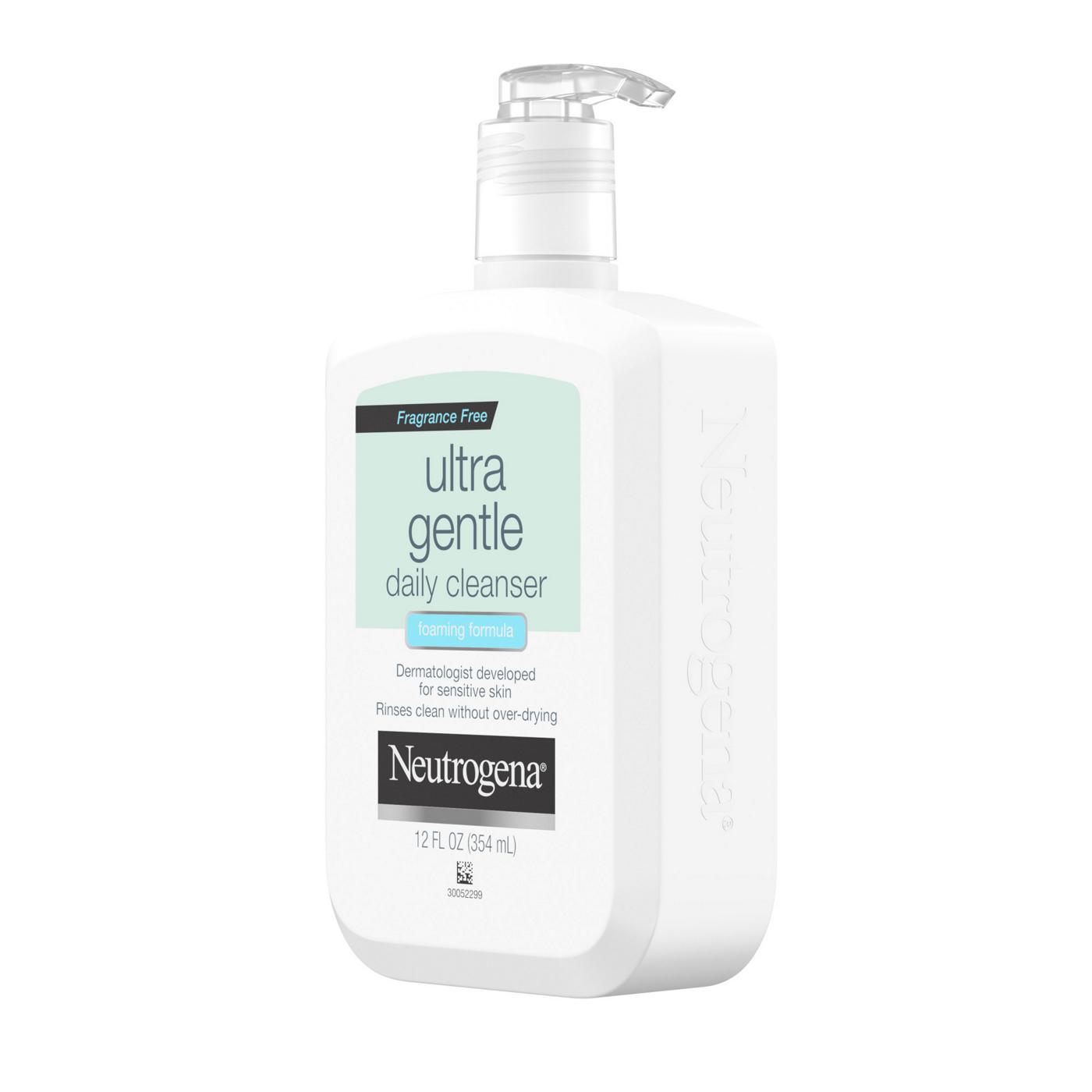 Neutrogena Fragrance Free Ultra Gentle Daily Foaming Cleanser; image 5 of 7